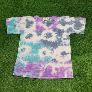 VTG 90s Tie-Dye T-Shirt Mens L Single Stitch USA Made Grunge Skater